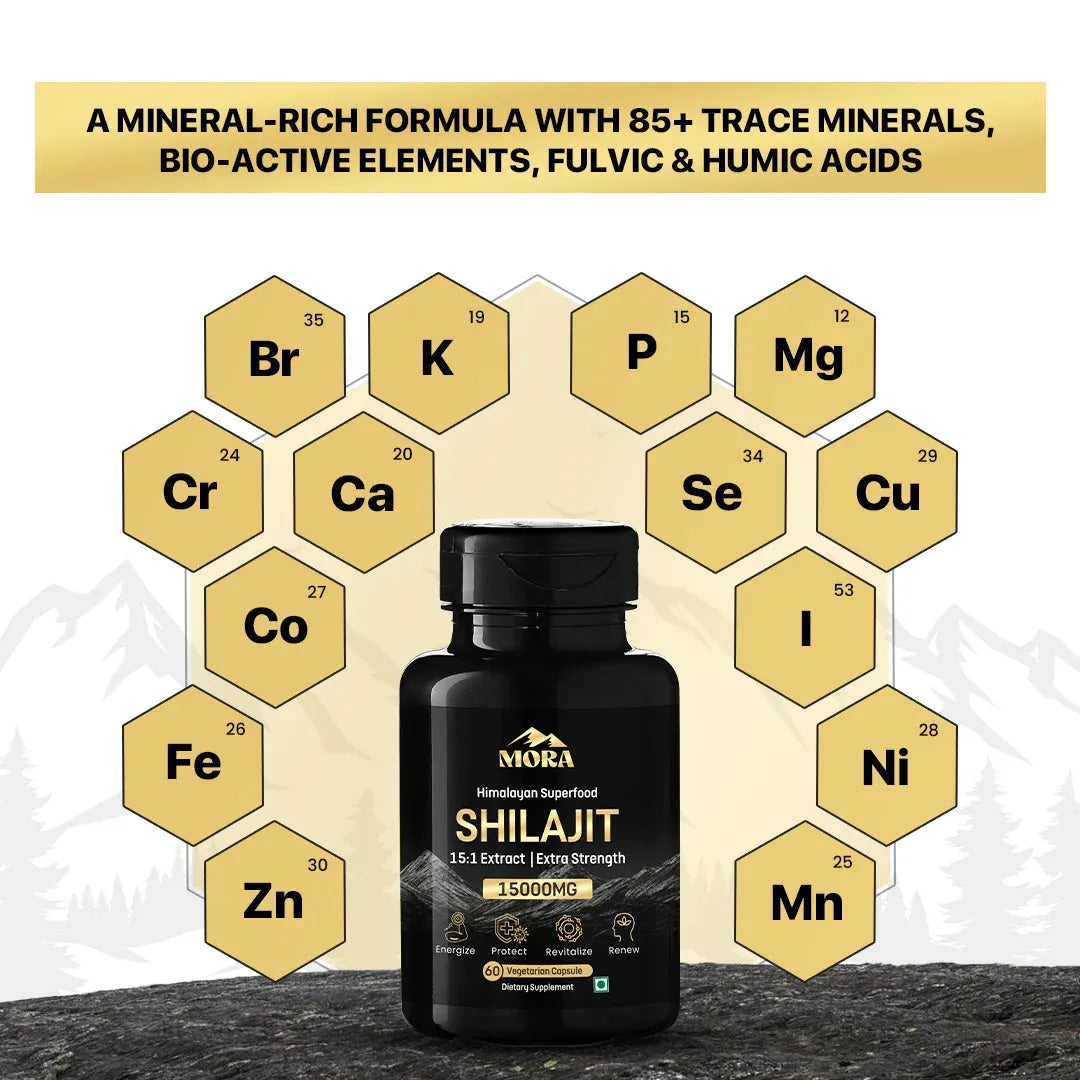 Shilajit & Moringa Extract - Well being mora Buy | Pure Himalayan Shilajit & Herbal Supplements Online