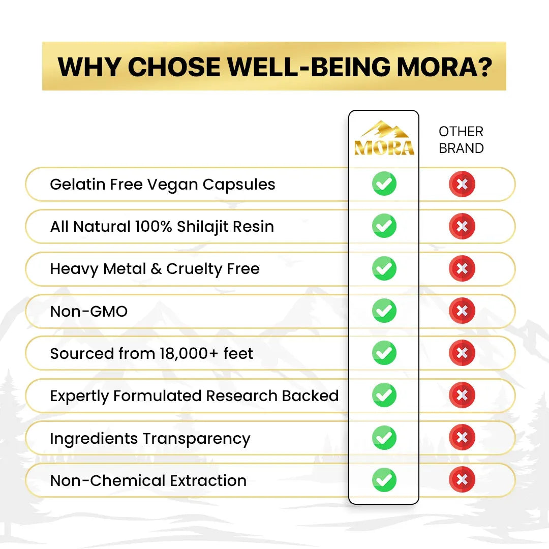 Shilajit & Moringa Extract - Well being mora Buy | Pure Himalayan Shilajit & Herbal Supplements Online