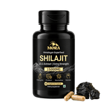 Shilajit 15:1 Extract Capsules - 70% Fulvic Acid for Testosterone & Vitality Support