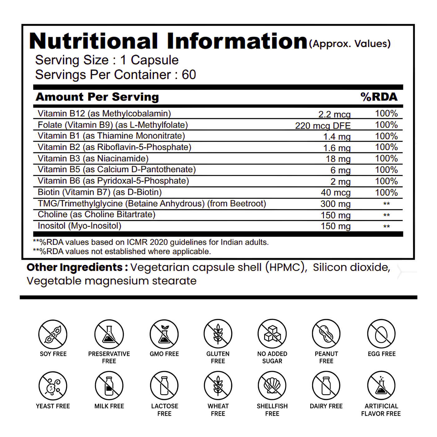 Active B-Complex plus for Energy & Stress Support - All 8 Methylated B Vitamins