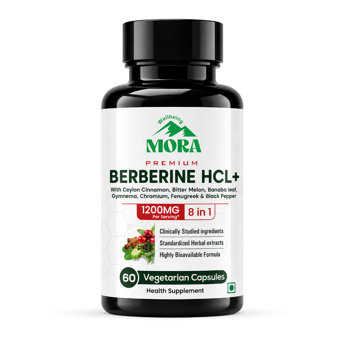 Berberine HCl Capsules with Alpha Lipoic Acid – 8-in-1 Blood Sugar & Metabolism Support