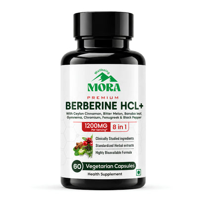 Berberine HCl Capsules with Alpha Lipoic Acid – 8-in-1 Blood Sugar & Metabolism Support